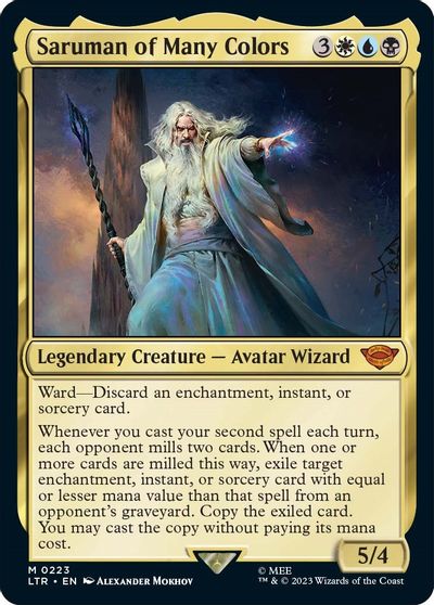 Saruman of Many Colors card art