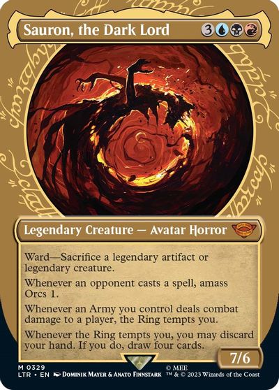 Sauron, the Dark Lord (Showcase) card art