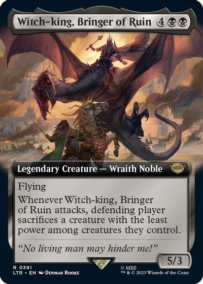 Witch-king, Bringer of Ruin (Extended Art) card art