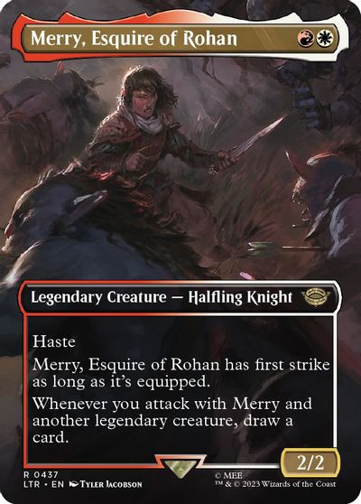 Merry, Esquire of Rohan (Borderless) card art