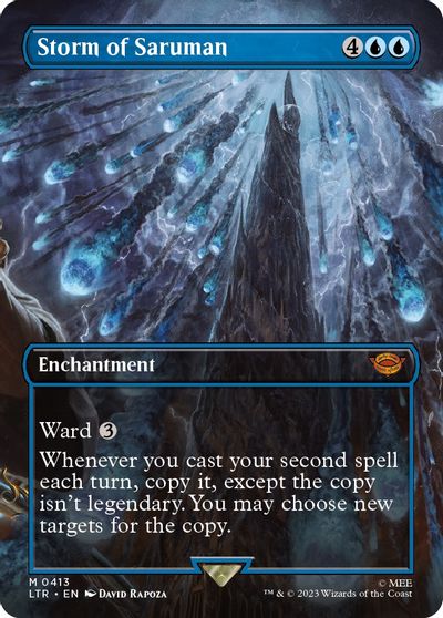 Storm of Saruman (Borderless) card art