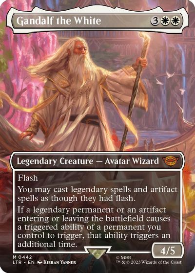Gandalf the White (Borderless) card art
