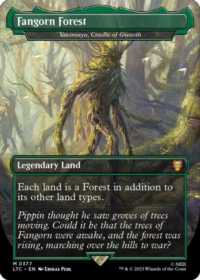 Fangorn Forest - Yavimaya, Cradle of Growth (Borderless) card art