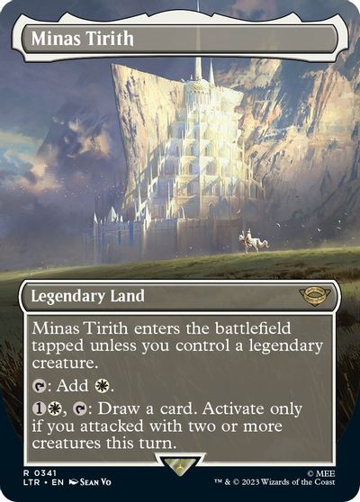 Minas Tirith (0341) (Borderless) card art