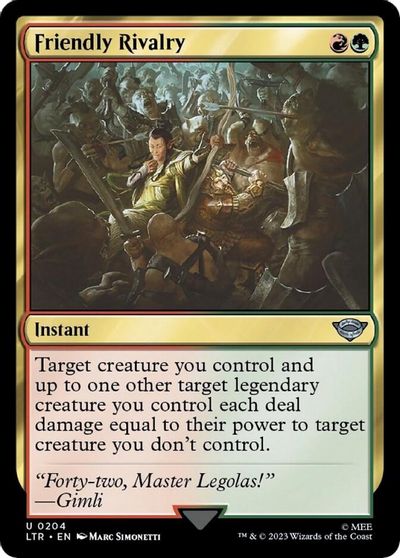 Friendly Rivalry card art