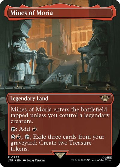 Mines of Moria (Borderless) (Surge Foil) card art