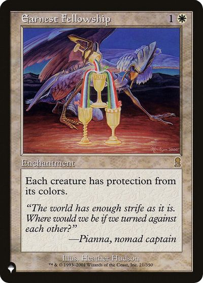 Earnest Fellowship card art