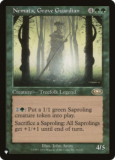 Nemata, Grove Guardian card art