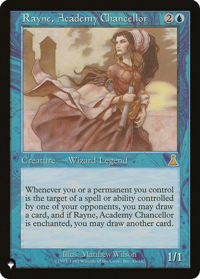 Rayne, Academy Chancellor card art