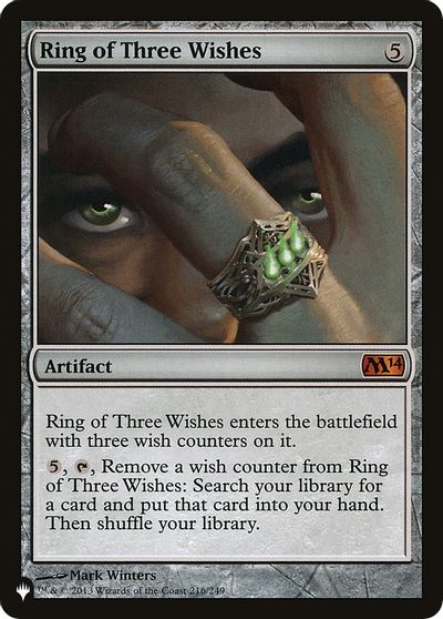 Ring of Three Wishes card art