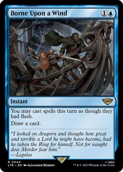 Borne Upon a Wind card art