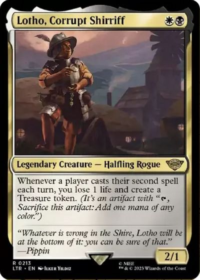 Lotho, Corrupt Shirriff card art