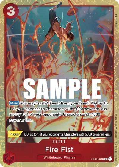 Fire Fist (Alternate Art) card art