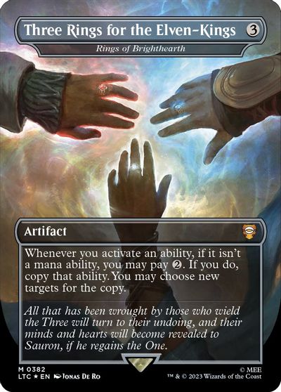 Three Rings for the Elven-Kings - Rings of Brighthearth (Surge Foil) card art