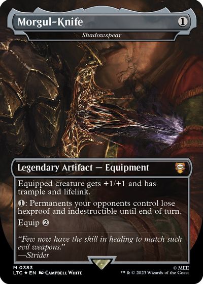 Morgul-Knife - Shadowspear (Surge Foil) card art