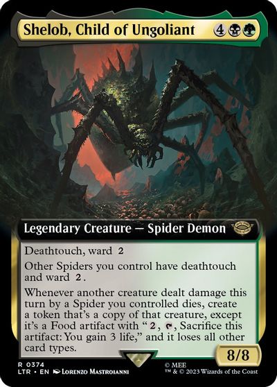 Shelob, Child of Ungoliant (Extended Art) card art