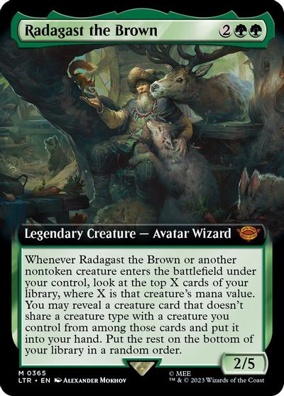 Radagast the Brown (Extended Art) card art