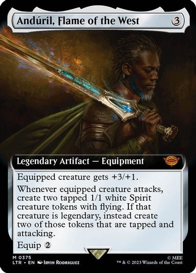 Anduril, Flame of the West (Extended Art) card art