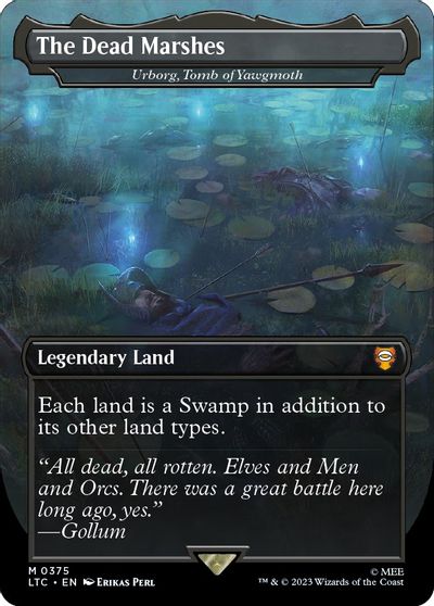 The Dead Marshes - Urborg, Tomb of Yawgmoth (Borderless) card art