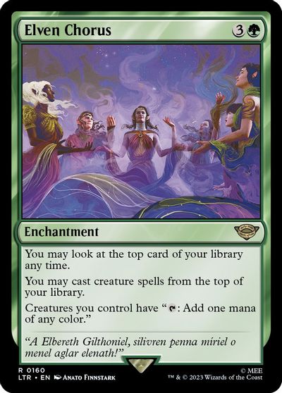 Elven Chorus card art