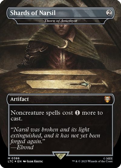 Shards of Narsil - Thorn of Amethyst (Surge Foil) card art