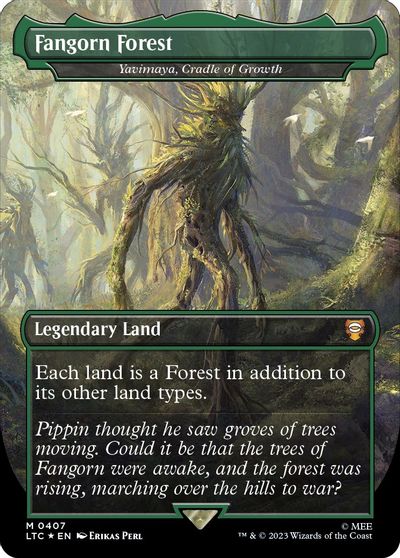 Fangorn Forest - Yavimaya, Cradle of Growth (Surge Foil) card art