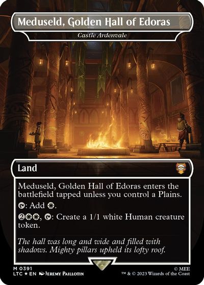 Meduseld, Golden Hall of Edoras - Castle Ardenvale (Surge Foil) card art