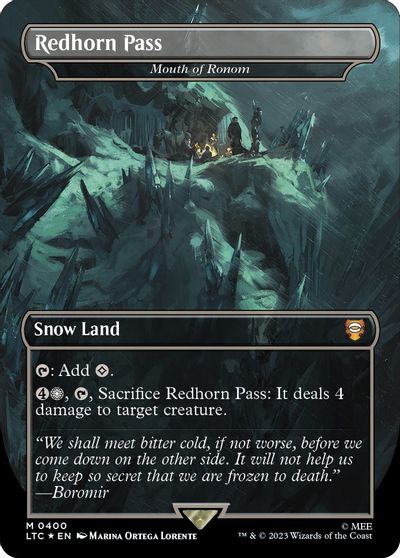 Redhorn Pass - Mouth of Ronom (Surge Foil) card art