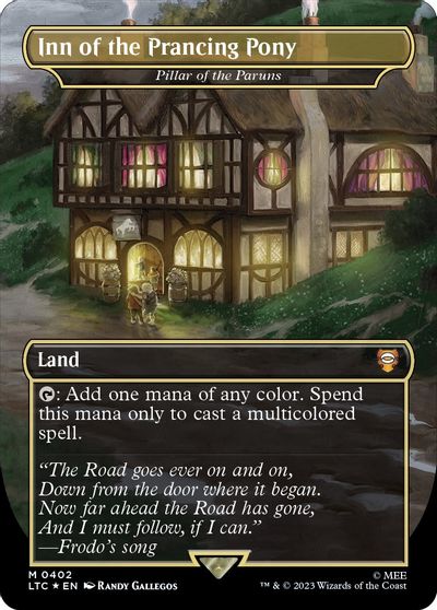 Inn of the Prancing Pony - Pillar of the Paruns (Surge Foil) card art