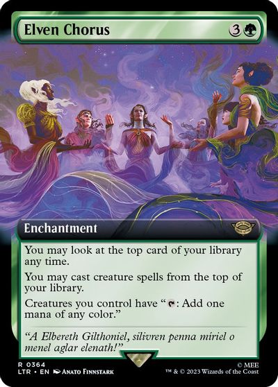 Elven Chorus (Extended Art) card art