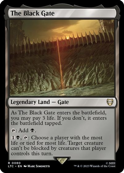 The Black Gate card art