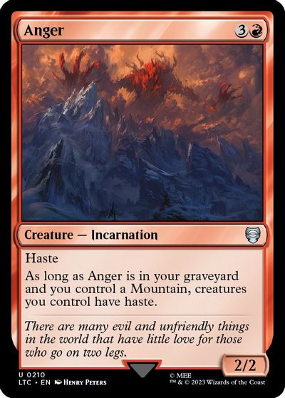 Anger card art