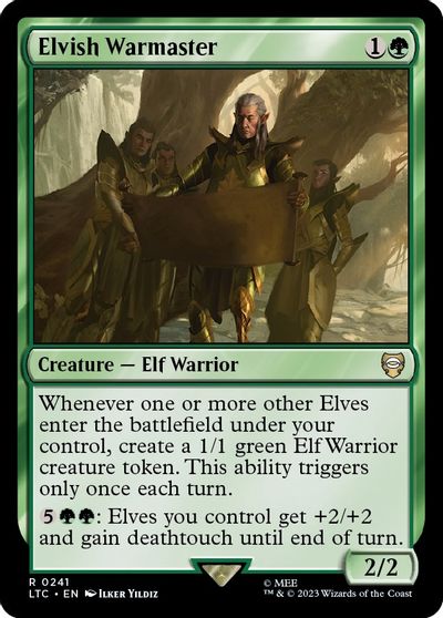 Elvish Warmaster card art