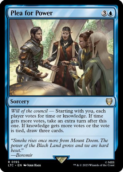 Plea for Power card art