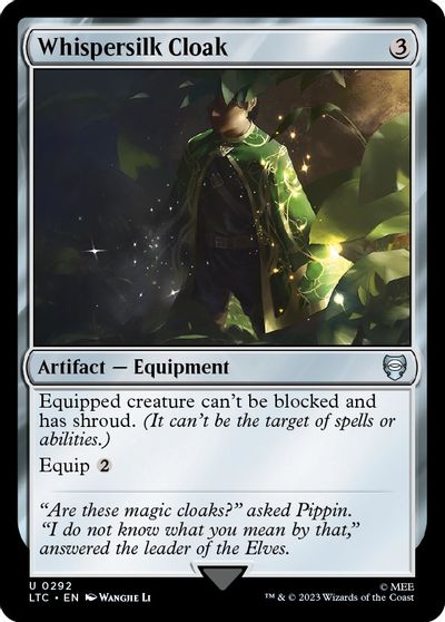 Whispersilk Cloak card art