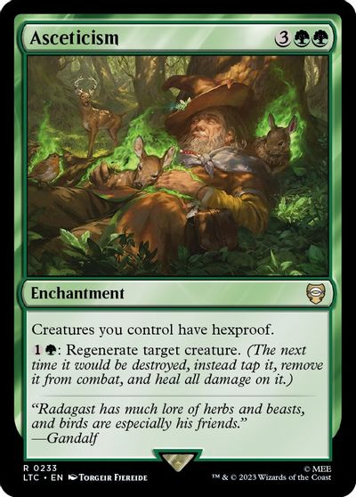 Asceticism card art