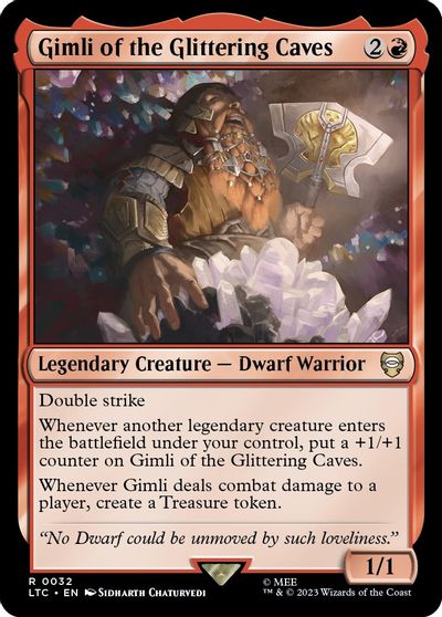 Gimli of the Glittering Caves card art