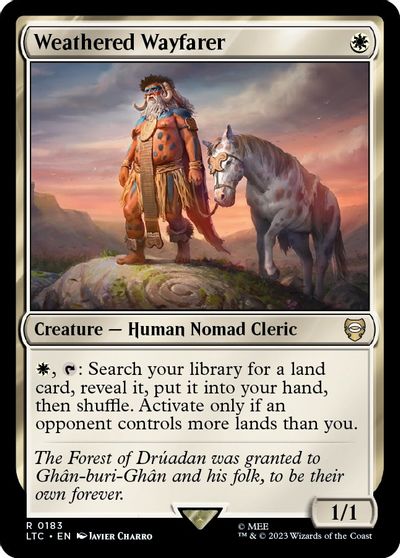 Weathered Wayfarer card art