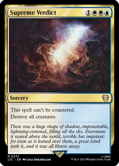 Supreme Verdict card art