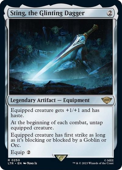 Sting, the Glinting Dagger card art
