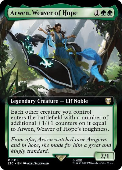 Arwen, Weaver of Hope (Extended Art) card art