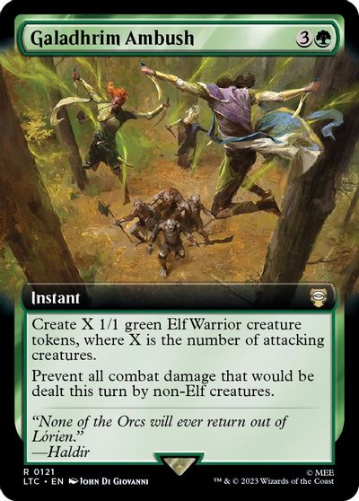 Galadhrim Ambush (Extended Art) card art