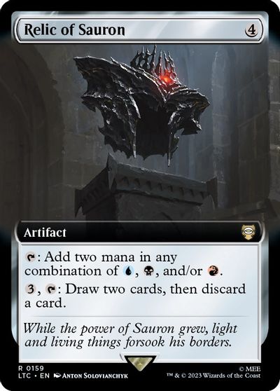 Relic of Sauron (Extended Art) card art