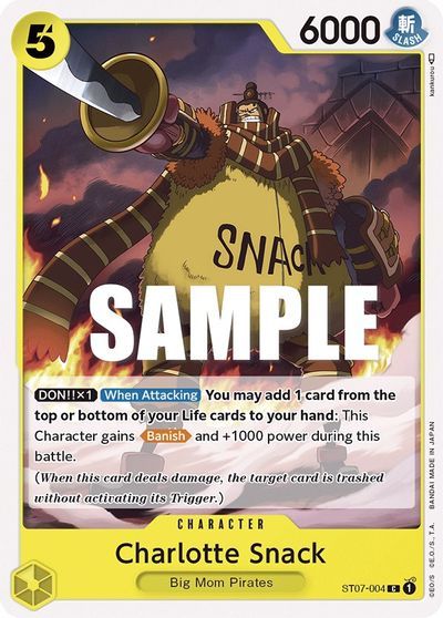 Charlotte Snack card art