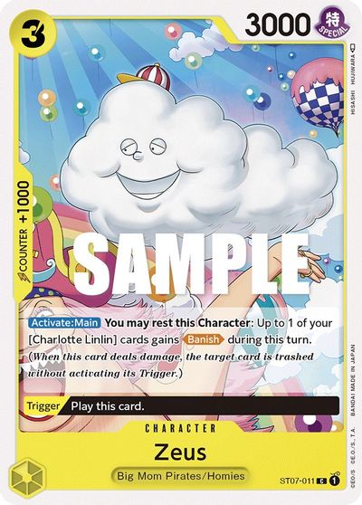 Zeus card art