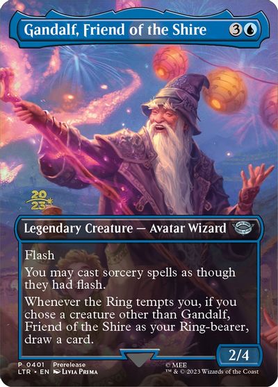 Gandalf, Friend of the Shire card art