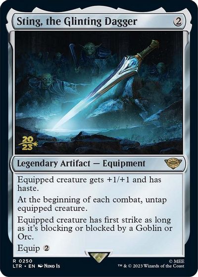 Sting, the Glinting Dagger card art