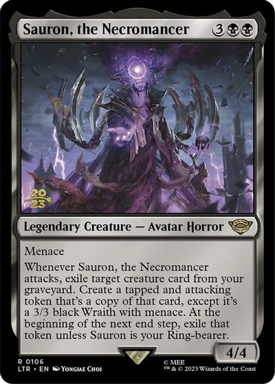 Sauron, the Necromancer card art