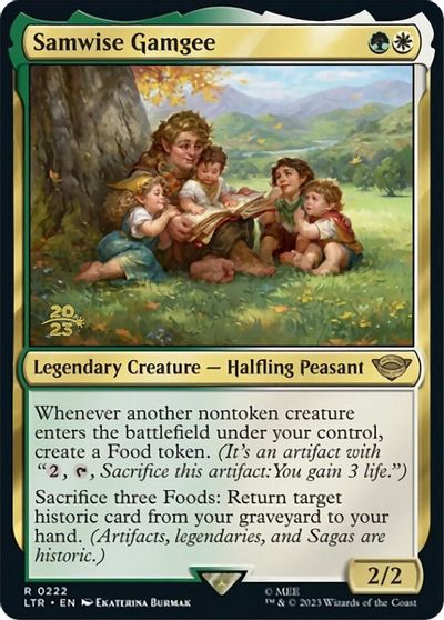 Samwise Gamgee card art