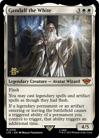 Gandalf the White card art